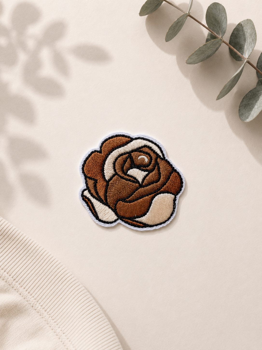 Brun rose – strygemærke