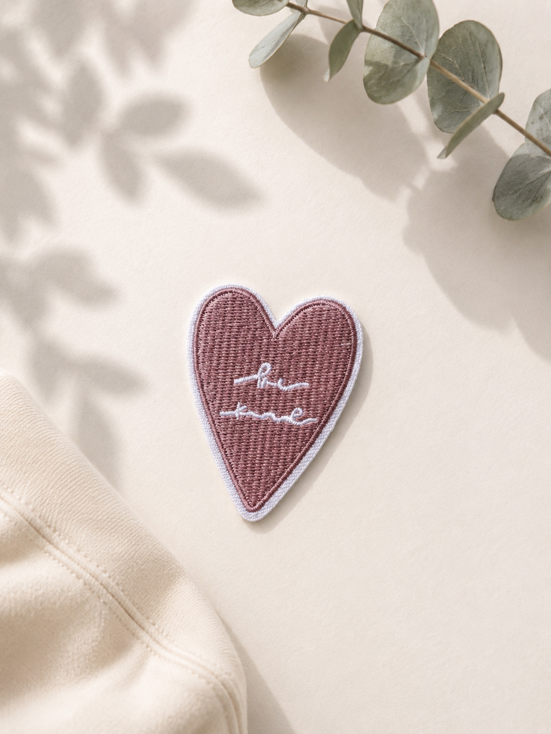 True Love hjerte – strygemærke